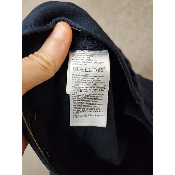 Banana Republic Travel Jean Pants Mens 31x30 Navy Blue Slim Fit Stretch - Picture 10 of 11
